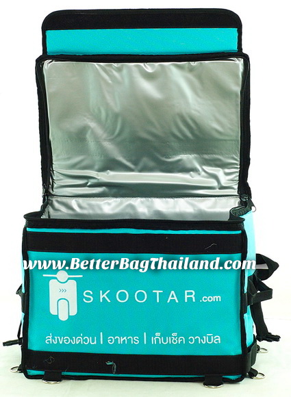 โรงงานรับผลิตกระเป๋าส่งของ Delivery Bag พับเก็บได้ตามแบบดีไซน์ของลูกค้า